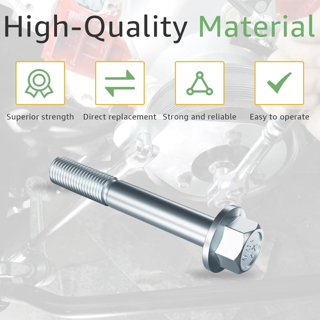 LS Engine Stand Bolt Kit, M10-1.5 Engine Stand Bolt Flange Kit Compatible with LSX LS LS1 LS2 LS6 4.8L 5.3L 6.0L 6.2L LR4 LQ4 LQ9 L33 LH6 LH8 LC9 L76