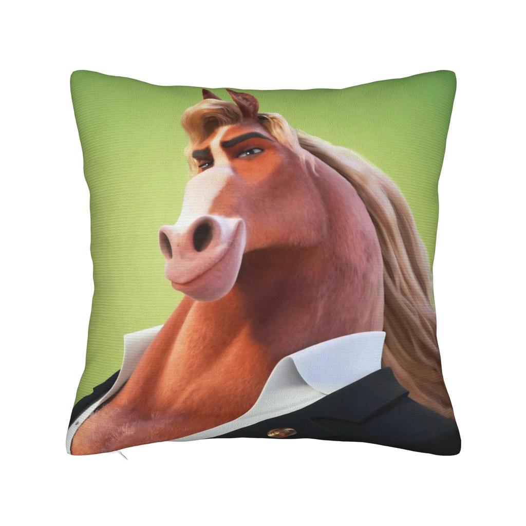 Gary Judy Nick Quadratische Kissenbezüge Zootopia Film Kissenbezüge Modischer Dekorativer Kissenbezug mit Reißverschluss für das Bett 18"