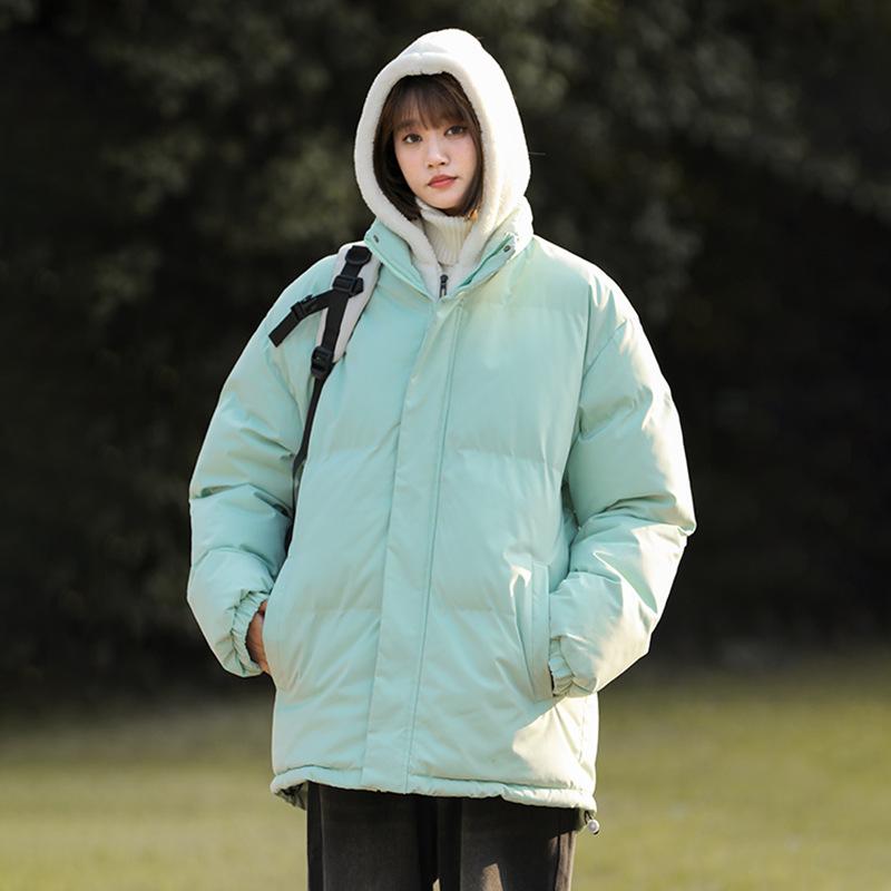 

Осенне-зимний отпуск, два предмета, свободная хлопковая куртка, модный пуховик, модная короткая куртка-сумка, универсальный капюшон для улицы XXXXL зелёный