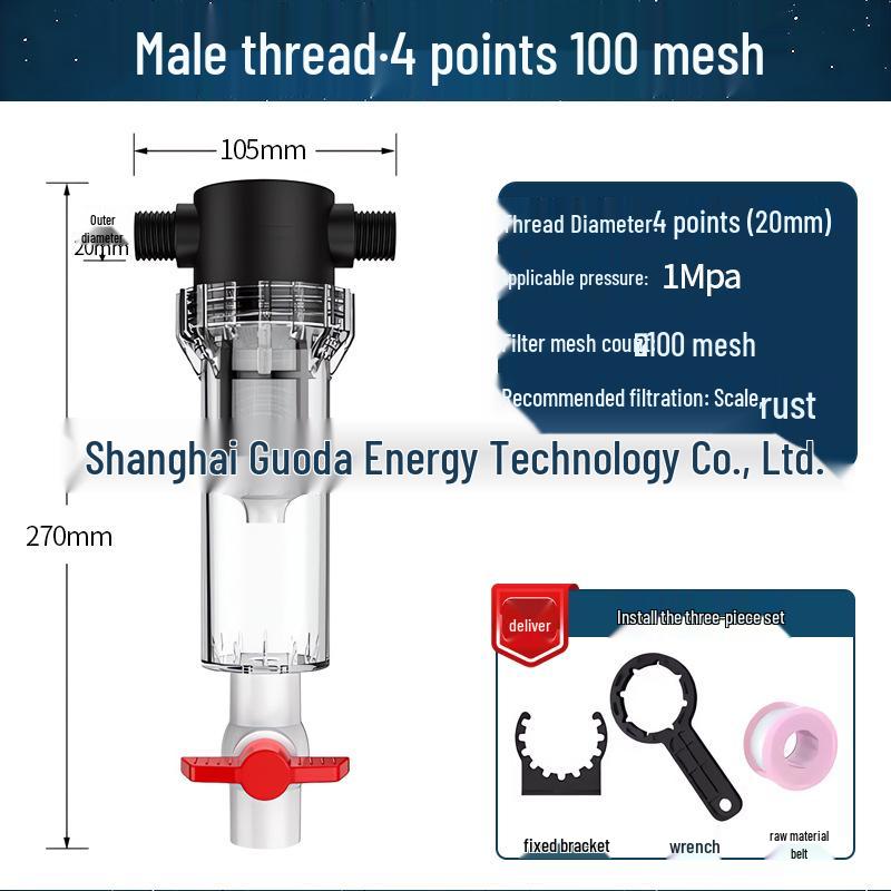 Aquarium Auto-Reinigungs-Fischabfallfilter mit selbstentleerendem Sand-Vorfilter