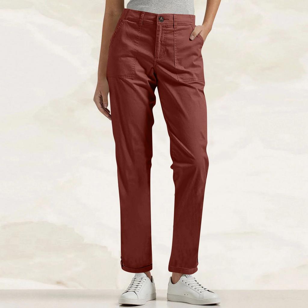 Women's Cargo Pants With 4 Pockets, Lightweight And Quick-drying, Outdoor Travel Casual And Comfortable Summer Pants