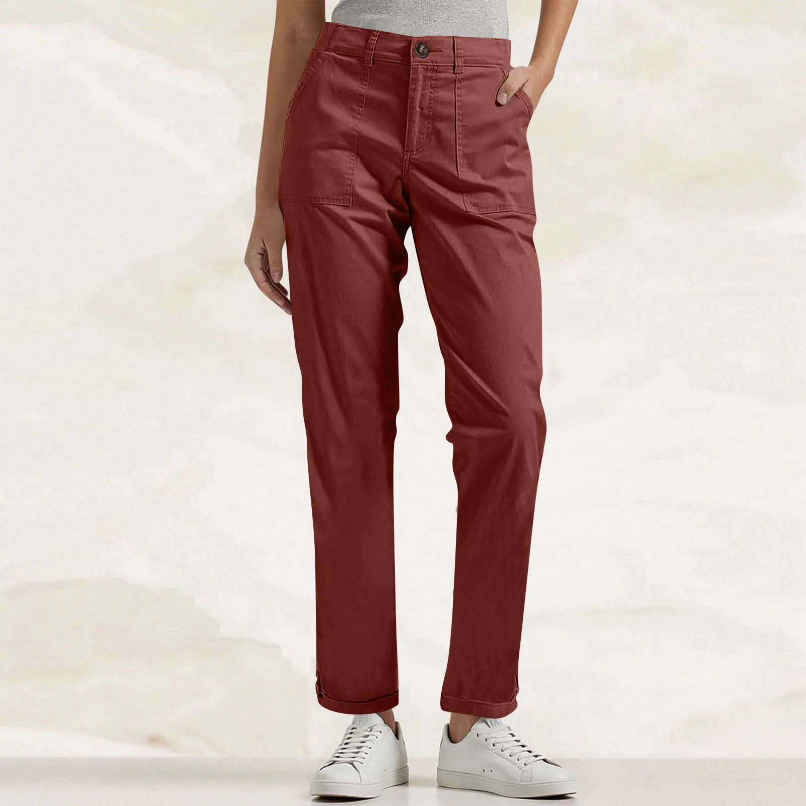 

Женские брюки карго с 4 карманами, легкие и быстросохнущие, повседневные и удобные летние брюки для путешествий на открытом воздухе XXL