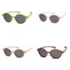 Childrens Trendy Polarized Oval Frame Sunglasses Summer Outdoor Uv Protection