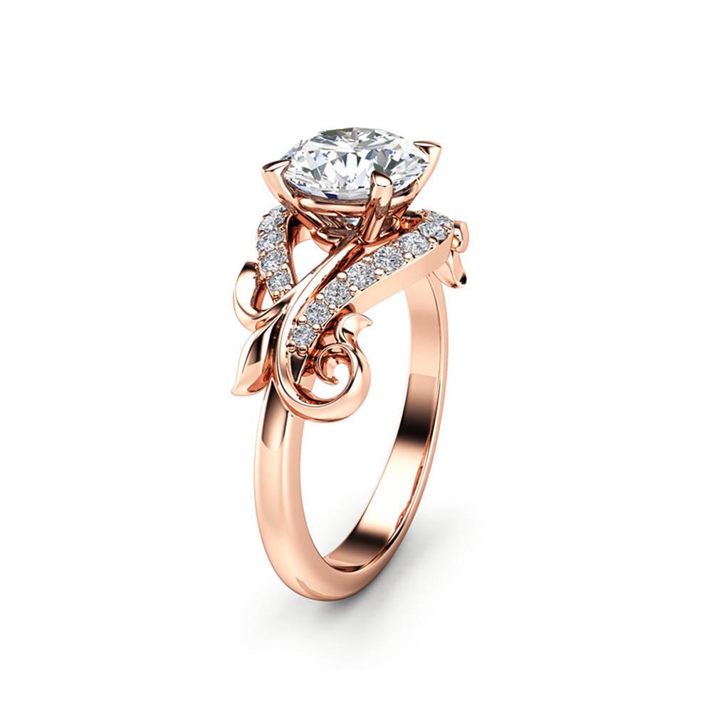 

2026 Vintage Gold-color Hollow Ring For Women Fashion Female AAA Cubic Zirconia Zircon Luxury Prong Setting Engagement 6