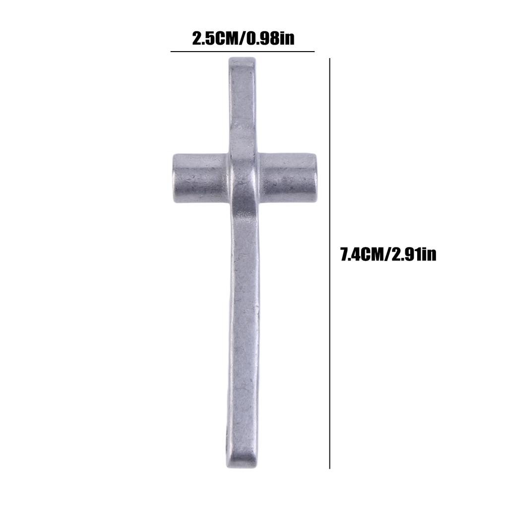 Radiator Bleed Key Essential Plumbing Tool Heating Valve Wrench 304 Stainless Steel for Bleeding Standard Heater Valves