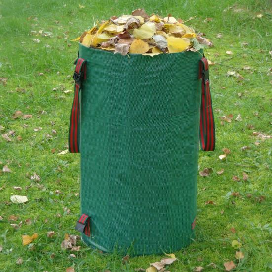 Heavy Duty Leaf Bag Reusable Yard Waste Bag Collapsible Lawn Bag Garden Leaf Collection Bag for Grass Clippings Branches