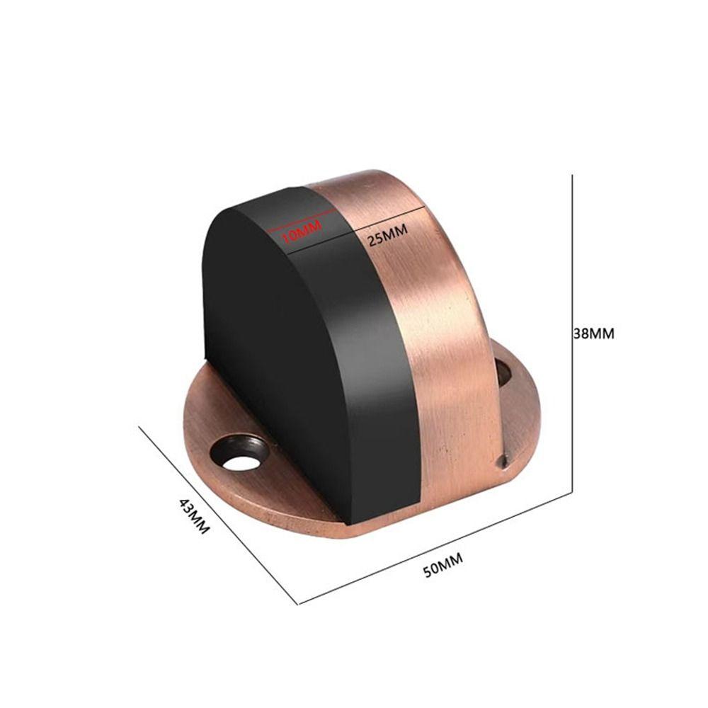 New Stainless Steel Door Stopper Non Punching Anti-collision Door Suction Nail-free Hardware Door Holder Furniture