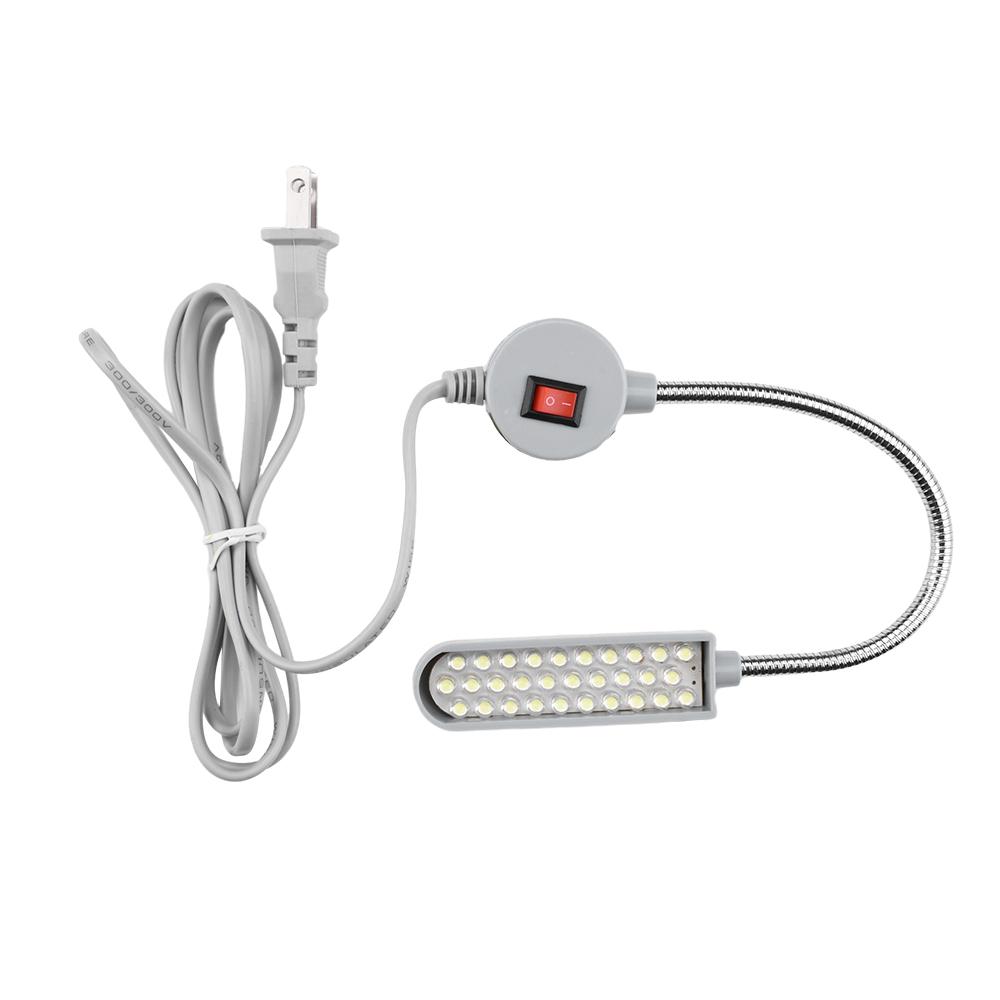 LED Nähmaschinenlampe 360 Flexibel Verstellbarer Schwanenhals Arbeitsleuchten Industrielampen mit Magnetfuß für Werkbank Neu 2025