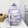 Middle School Student Schoolbag Stars Print Women's Backpack Water-Repellent Large Capacity Student Backpack