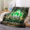 Werder Team Flanelldecke, Hohe Qualität, Bequem für Alle Jahreszeiten, Heimdekoration, Wärme und Komfort