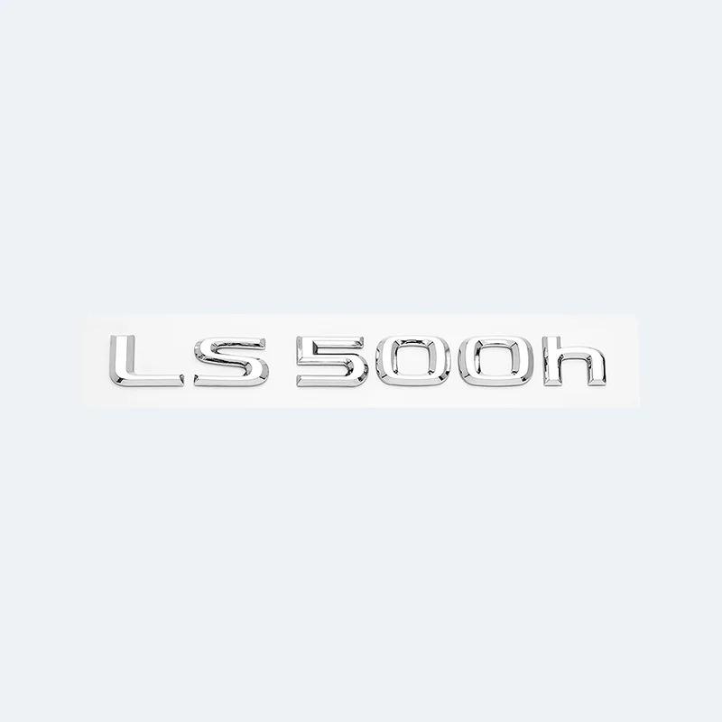 3D Chromowane Błyszczące Czarne Litery ABS LS350 LS400 LS460 LS460L LS500 LS500h HYBRID Emblemat Do Bagażnika Samochodu Lexus Odznaka Naklejka