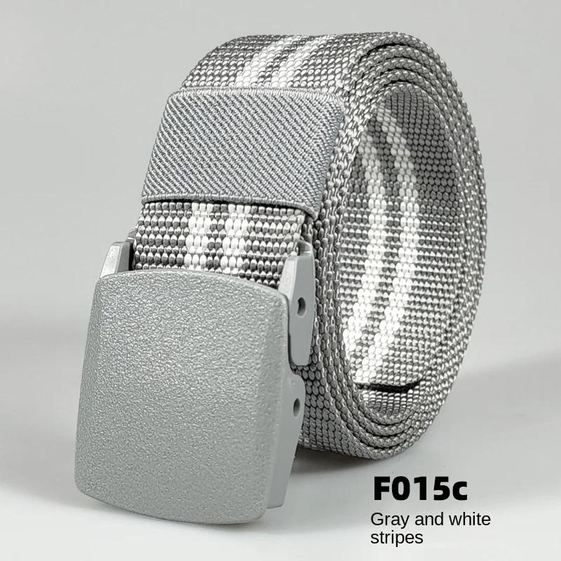 Black Automatic Buckle Nylon  Belt  Waist Canvas Belts Outdoor Strap Travel Sports Belt for Men and Women