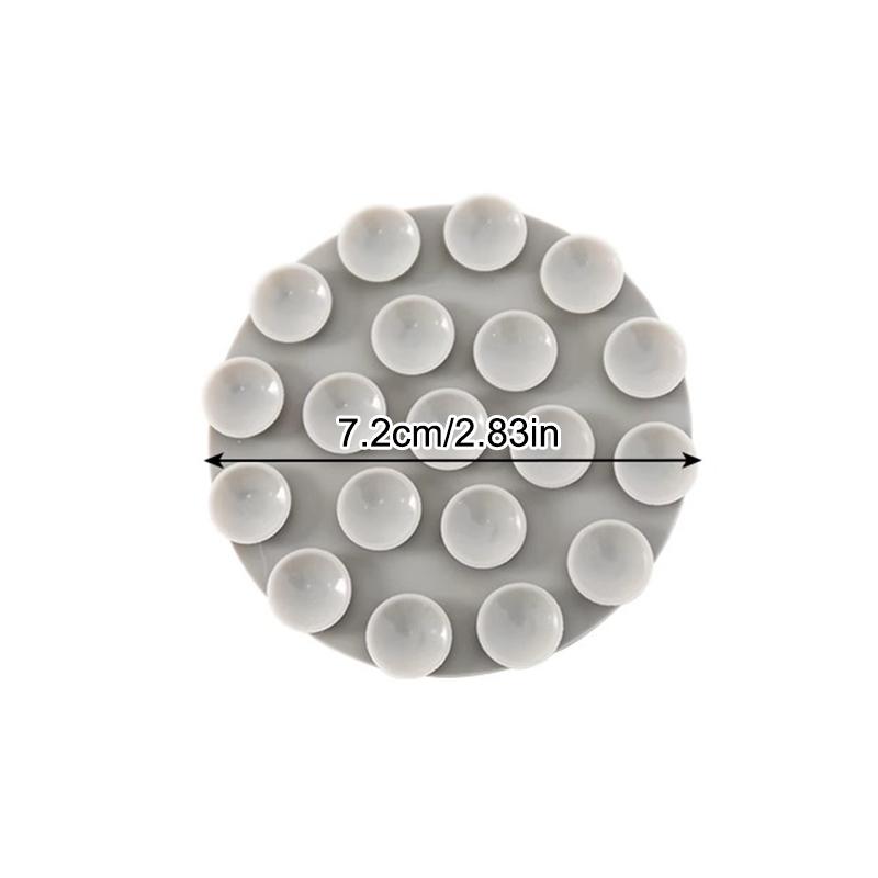 1/5Pcs Vase Anti-Toppling Sticker Silicone Suction Cup Sticker Double-Sided Easy Adhere,Prevent Knocking Over Vase Fixed Sticker