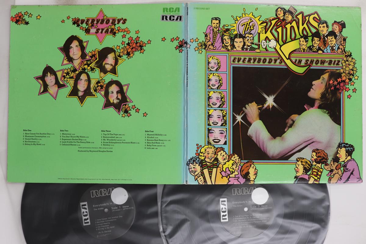 

LP Record KINKS - Everybody s In Showbiz VPS60651 RCA 1972 US Rock Used