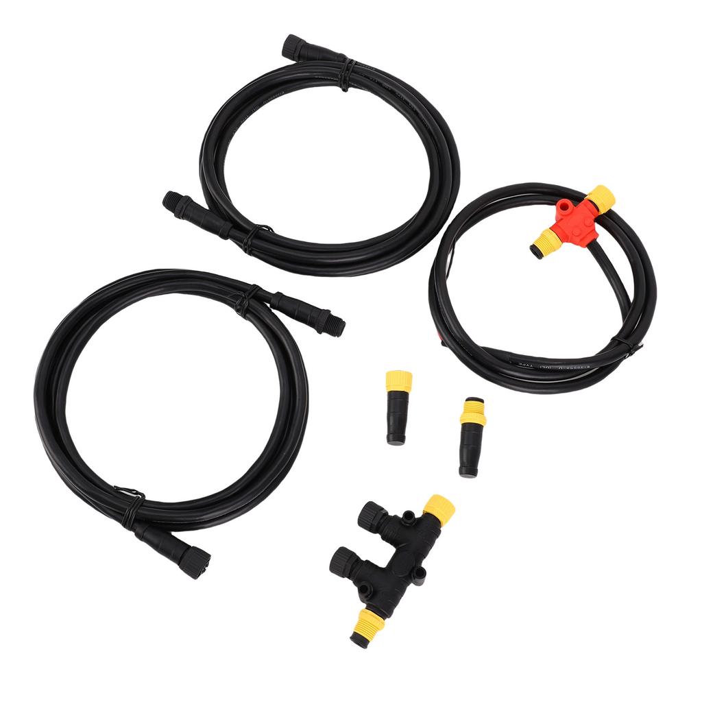 NMEA 2000 Starter Kit Fit for Lowrance Marine Grade Backbone Cables Drop Cables Tees Terminators M12 5pin 2K Network