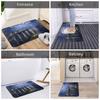 Van Gogh Starry Night Doormat Anti-Slip Entrance Bathroom Kitchen Door Floor Mat Over The Rhone Garage Carpet Rug