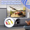 AV Adapter Cables ForTCL Dedicated 3.5mm Jack Plug RCA Cable 3.5 Aux Male To 3 RCA Female Adapter Mini Aux Stereo Audio Video