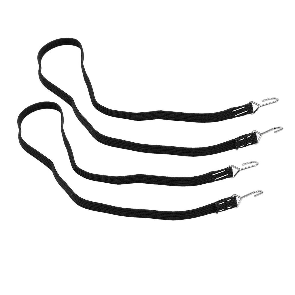 2 Stück RC Elastische Gepäckgurte Nylon Allgemein RC Bungee Spanngurt für Alle RC AutosSchwarz