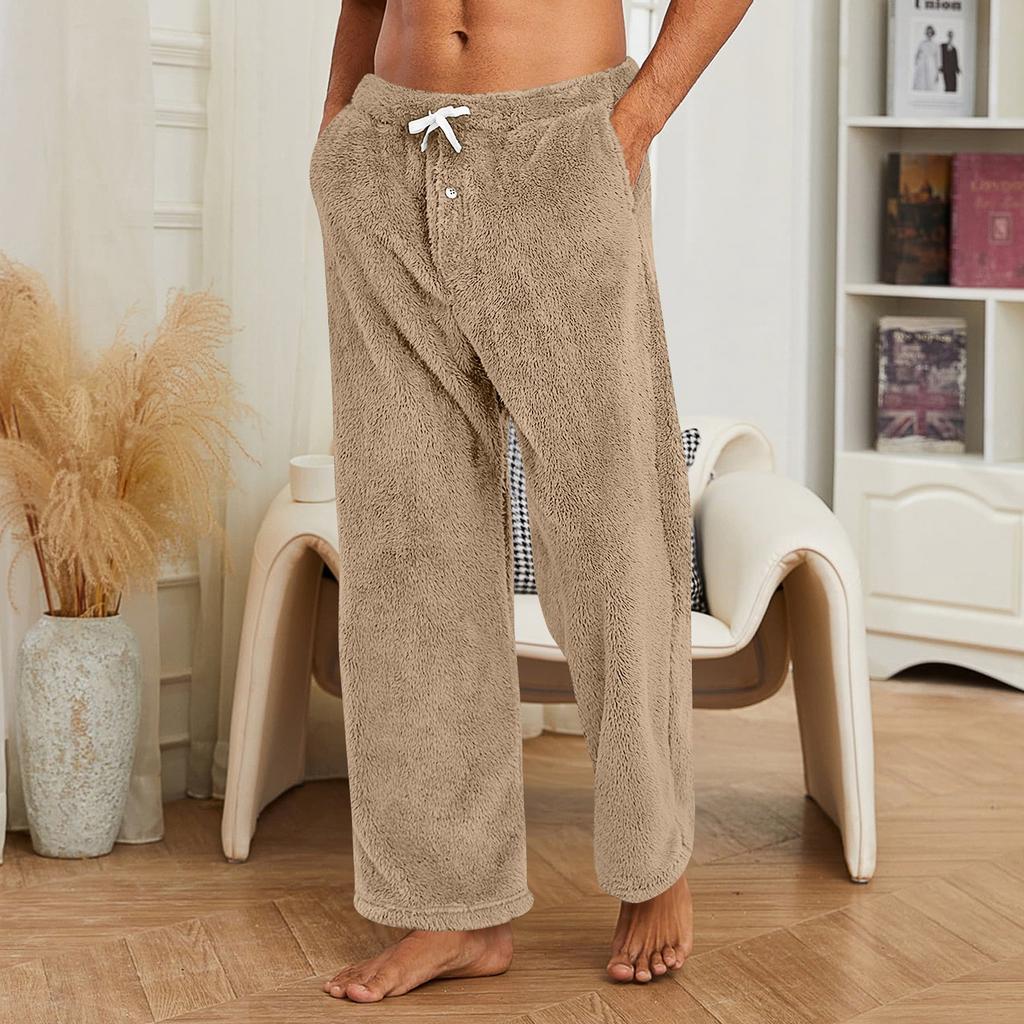Men's Allover Printed Home Pants Sleeping Pajama Pants Long Pants Pajama Pants