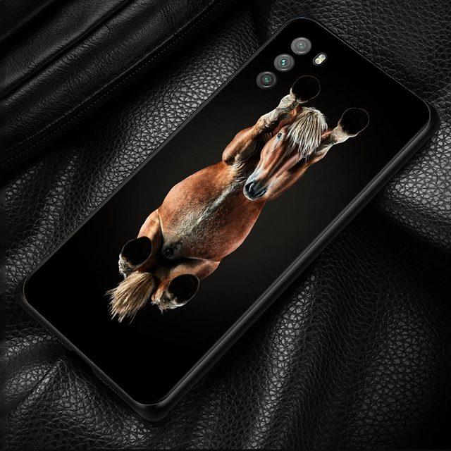 Case For Xiaomi Poco X3 F3 Gt M3 Nfc F1 M3 M4 Pro 5g F3 Gt Cover For Mi 11t 10t Pro 9t 11 Note 10 Lite Civi Shell Running Horses