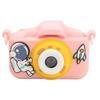 Aparat dla dzieci 20MP HD Podwójny aparat Różowy Astronauta Aparat cyfrowy dla malucha na prezenty świąteczne urodzinowe