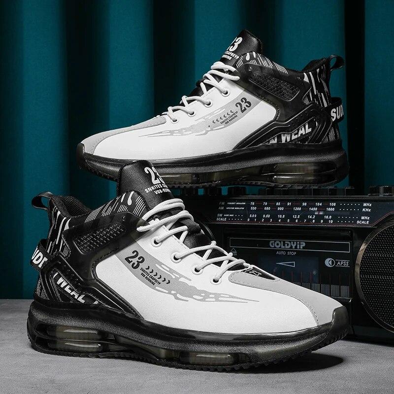 Männer Turnschuhe Laufschuhe Mode Outdoor Jogging Sport Schuhe Mesh Atmungsaktive Polsterung Basketball Schuhe Große Größe