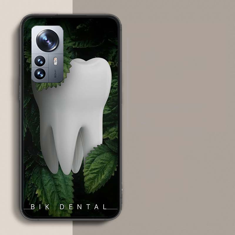 Dentist Tooth Pattern Phone Case For Xiaomi Poco X3 NFC X4 GT M3 M4 M5 M5S X7 X6 X5 F6 Pro F5 F4 Mi F3 F2 Cover TPU Capa Coque C
