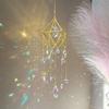 1Pc Crystal Hanging Light Catcher, Crystal Prism, Light Catcher, Light Catcher, Window and Garden Decoration