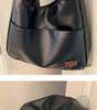 Soft Leather Bucket Tote Bag - Autumn/Winter Edition for College Students and Commuters