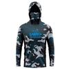 Mens Quick-Dry Hooded Sun Protection Fishing Cycling Jersey Breathable Long Sleeve Outdoor Sportswear