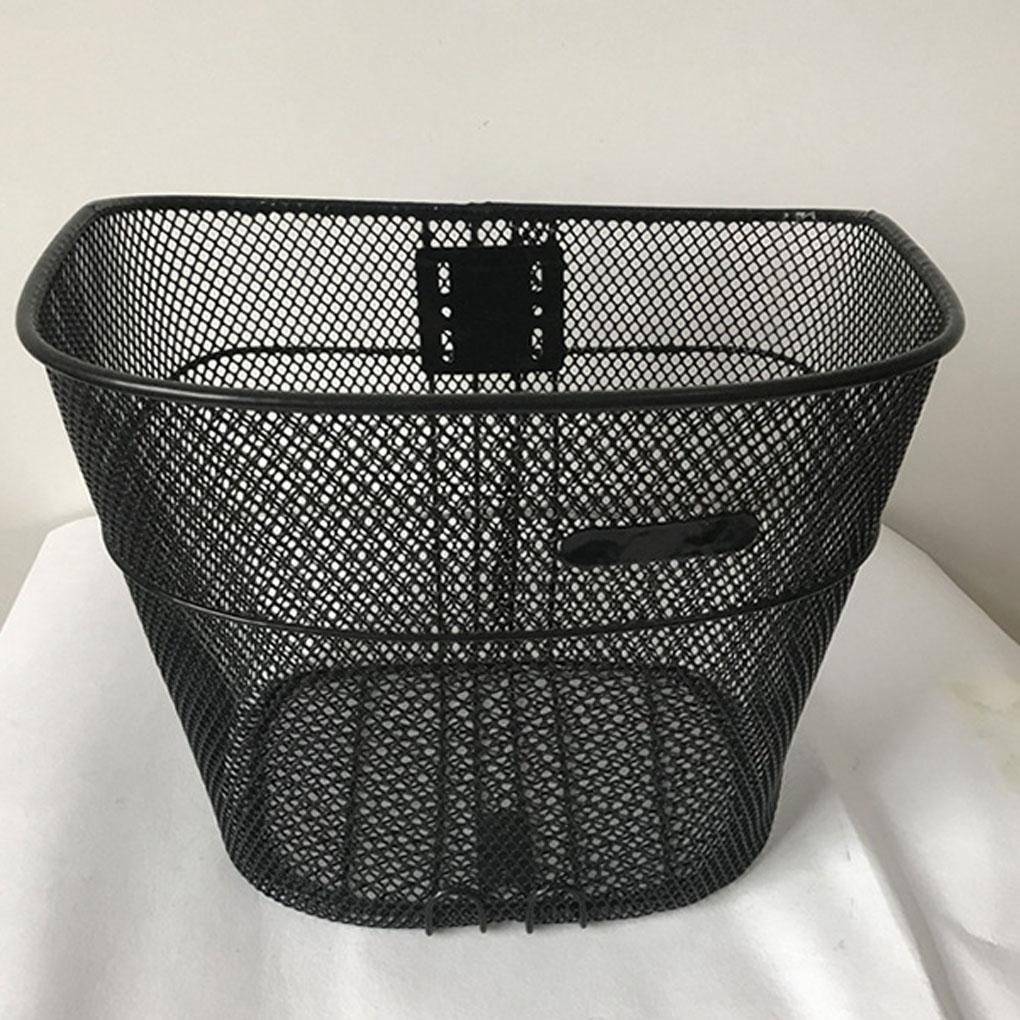 Stainless Steel Bicycle Front Basket Sturdy And Convenient Storage For Bike Thickened Bicycle Basket