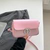 New fashion trend retro trend solid color underarm bag high texture niche shoulder messenger bag