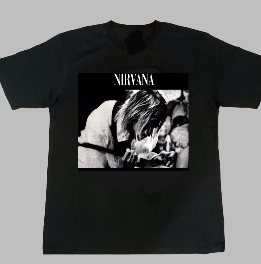 Nirvana Band Classic Rock Music Art Style Summer Casual TShirt Unisexs and Womens Luxury Brand Top New Art Logo