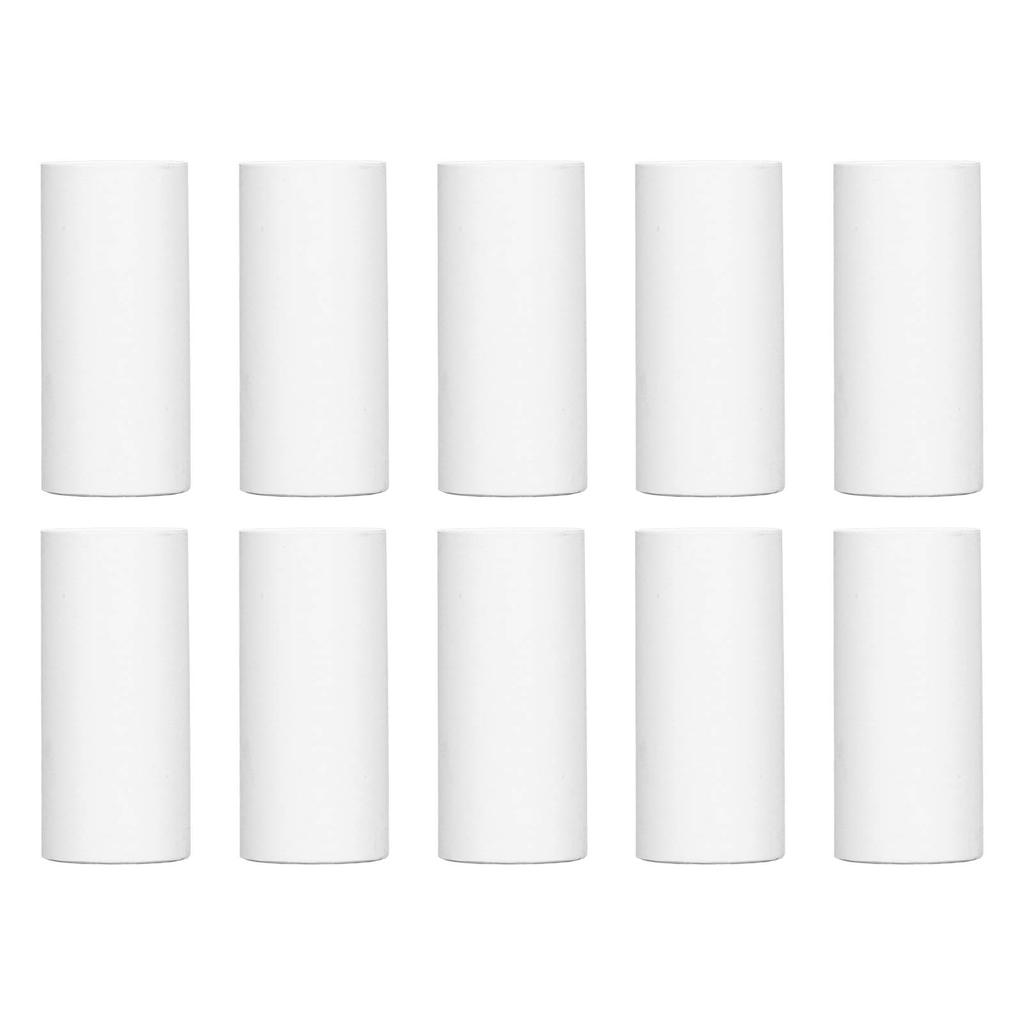 10Pcs Printable Paper Rolls White Printable Thermosensitive Thick Paper Thermal Paper Rolls for Smal