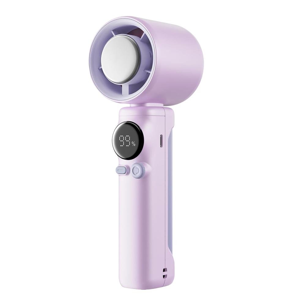 Portable Hand Held Personal Turbo Fan 199 Gear Speed Wind USB Rechargeable Handheld Fan Electric Fan for Outdoor Camping Travel