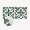 Vinyl Adhesive Hallway Decor with Graphics 120x60 cm Elegant Plant Pattern