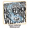 1+2 Inch Letter Sticker Self-adhesive Vinyl Waterproof Suitable for Water Bottle Manual Scrapbook Poster Letter Sticker