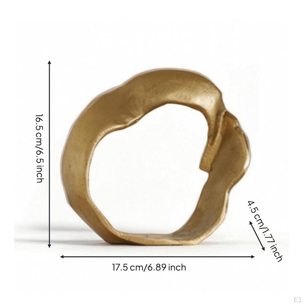 Tabletop Sculpture Elegant Decor Minimalist for Bookshelf
