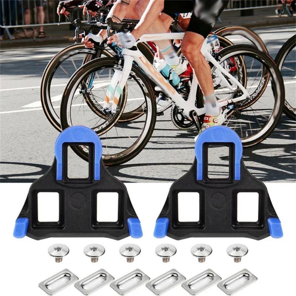 0/2/6 Degrees Cycling Shoes Cleat Pedals Plate Clip Bicycle Pedal Cleats  Cycling Shoes