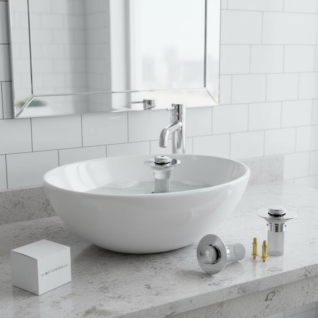 Basin Drain Stopper With Odor Prevention And Jump Filter For Washbasin Universal Accessory