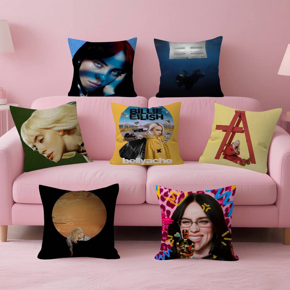 Singer album BBillieS Vintage Personalized picture text home decorative pillows Household Gifts 45x45cm