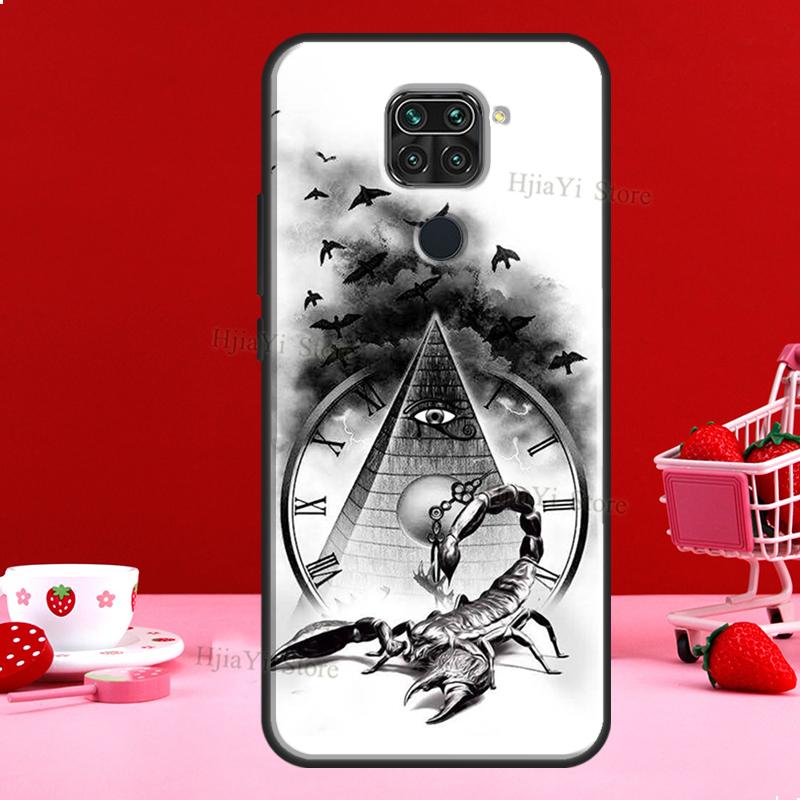 Scorpion Case For Xiaomi Redmi Note 11 10 9 8 12 Pro Plus 12S 11S 10S Cover For Redmi 12C 10C 10A 9C