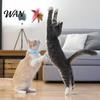 Self-play Cat Toy Collar Feather Interactive Wand Hands Free for Indoor Cats Teaser with Bell Adjustable Kitty Solo Play