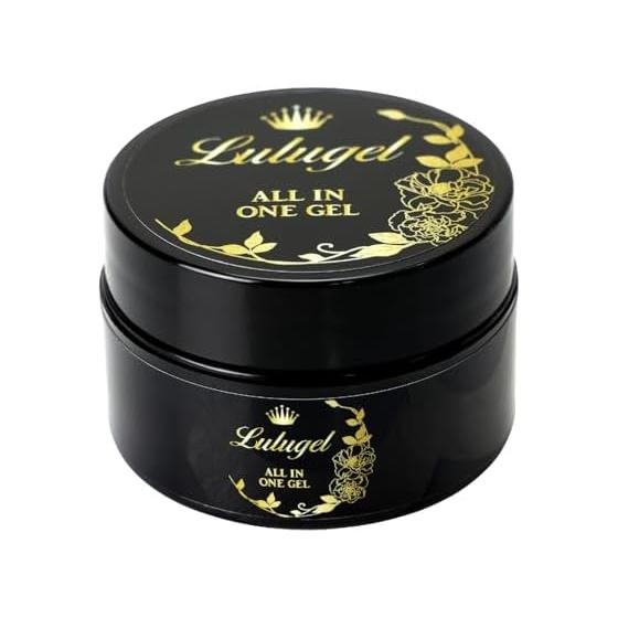 LULUGEL Gel Nail Clear Gel 15g All in One Gel Top Coat Base Gel Gel Clear Gel Nail Nail Gel Self Nail Base Coat