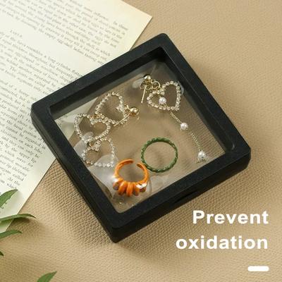 3Pcs Clear Jewelry Boxes Set Multifunctional PE Film Unbreakable Box Storage for Necklace Bracelet