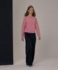 LEARVE Signature High-Waisted Wool Pants Black