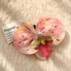 Multipurpose Pack of 9 Elegant Orchids Hair Clips Designs for Trendy Women and Girls Sturdy Fabric Hair Accessories