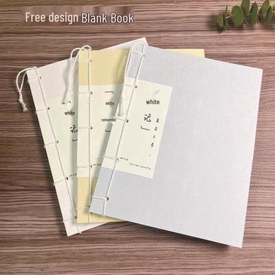 Antique-Style Textured Cover Notebook: Blank Pages for Students, Diaries, or Sketchbooks