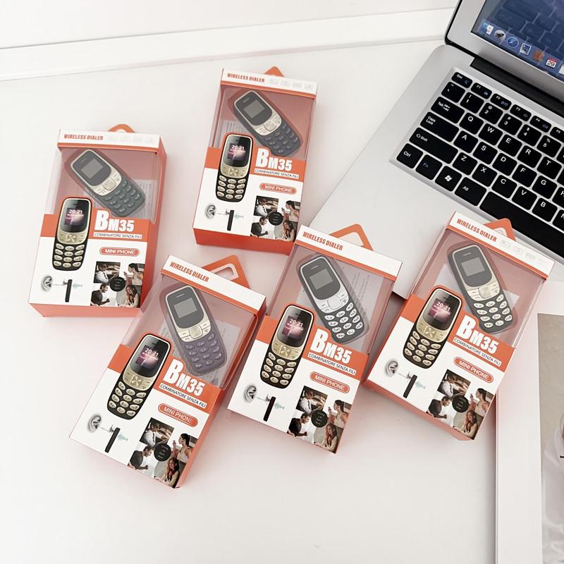 Mini-Handy BM35 ultra-kleines Taschen-Bluetooth-Wählgerät Dual-SIM Dual-Standby Low-Cost-Gerät Tasten-Straight-Modell