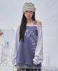 SOMSOC Milli Artwork Raglan Top_Lavender